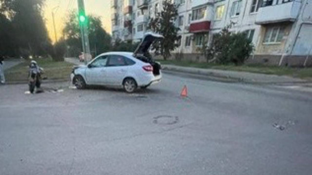 Мотоциклист с места ДТП госпитализирован