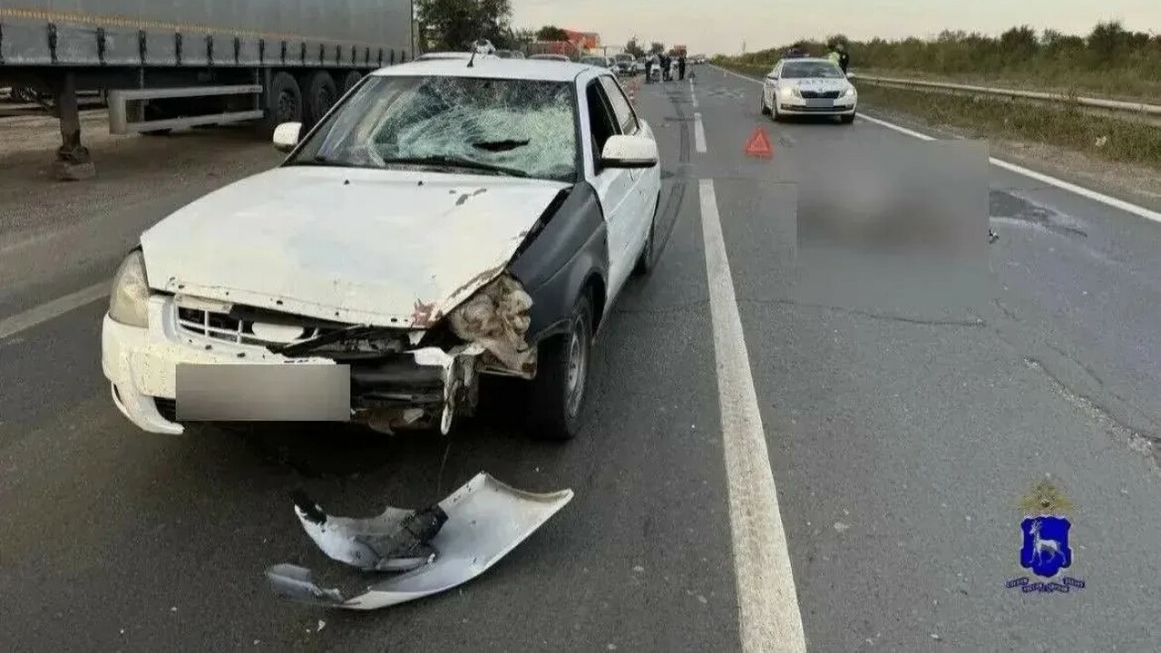 В Тольятти на Обводном шоссе Lada Priora насмерть сбила пешехода На участке дороги водитель допустил наезд на пе...