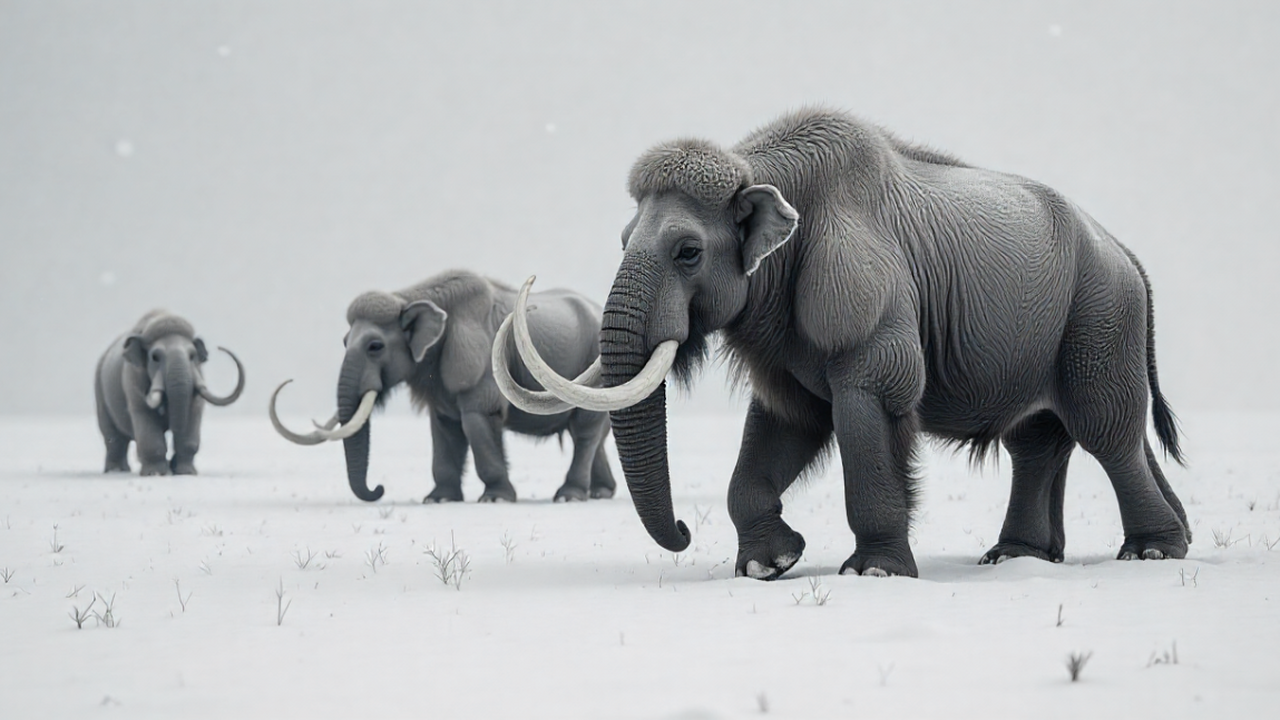 РНК мамонтёнка Юки показала сильный стресс перед нападением львов Анализ молекул РНК из тканей мамонтёнка Юки поз...