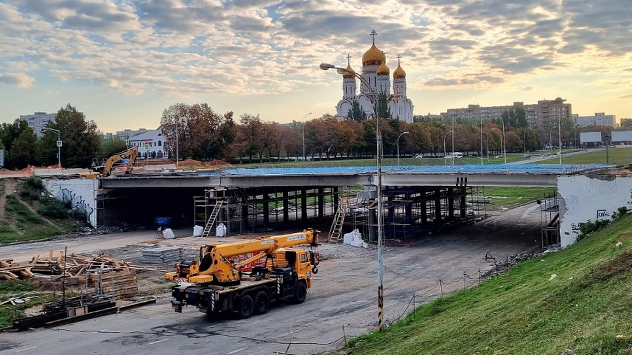 Ремонт путепровода на Революционной в Тольятти ...