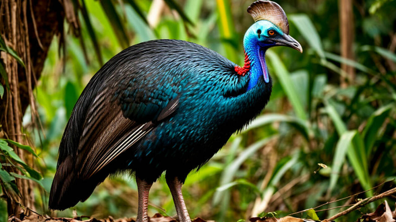 Ученые выяснили, что шлем казуаров может светит...