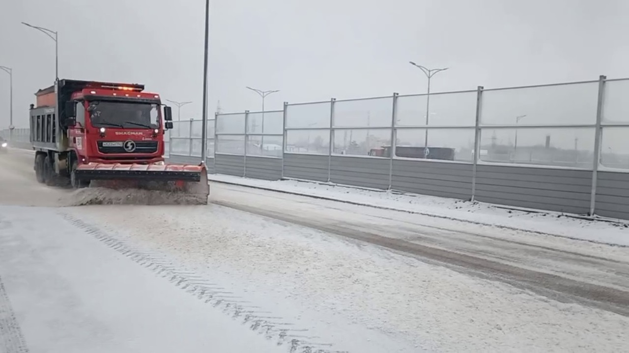 На дорогах региона - экстремальные условия