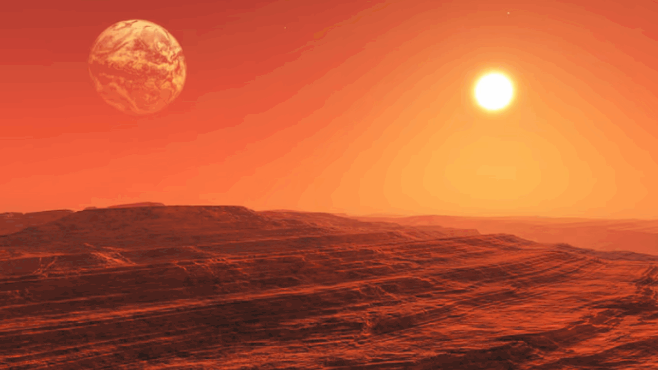 Фотографии Mars Express из долины Шалбатана пок...