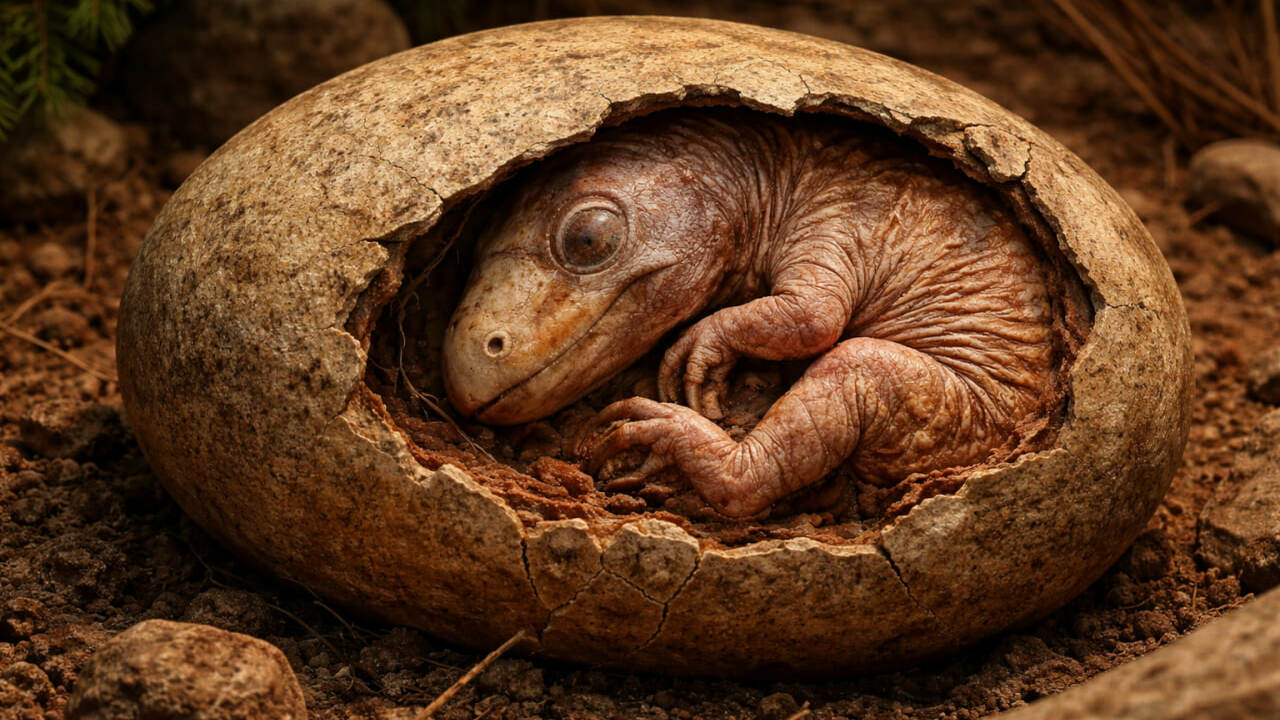 В Кару найдено яйцо листрозавра с эмбрионом воз...