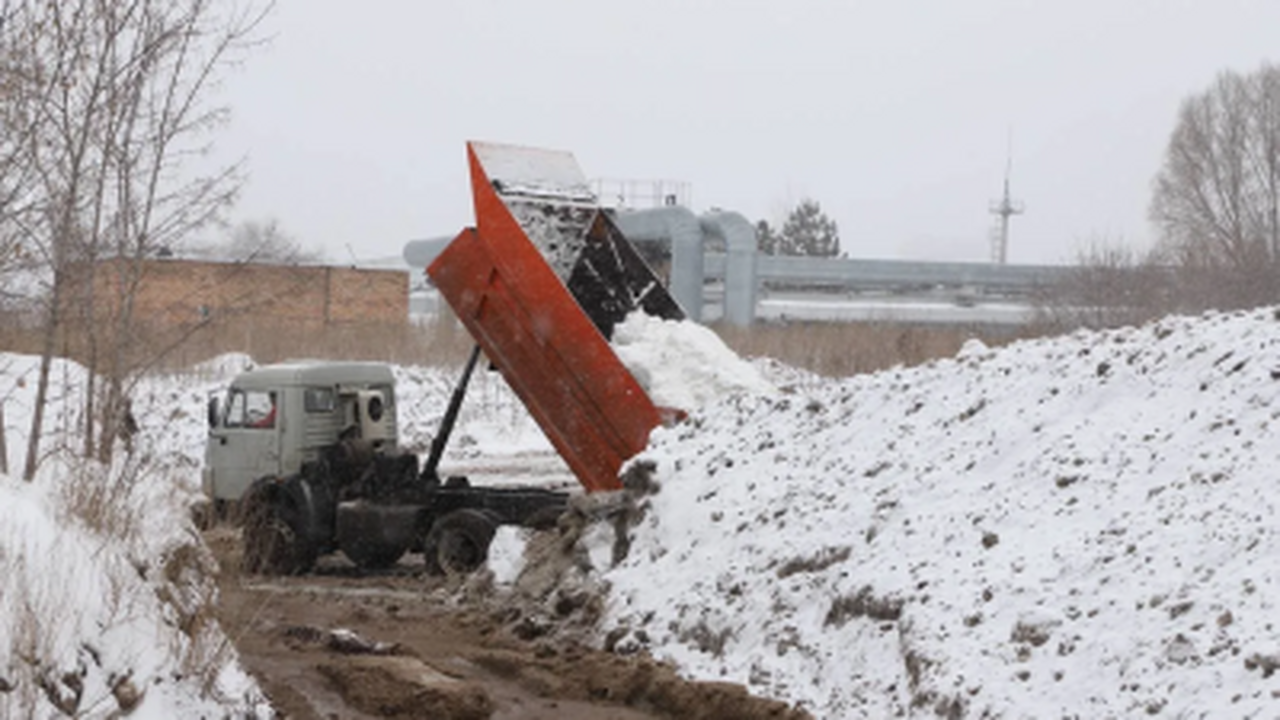 Основные городские площадки для складирования с...