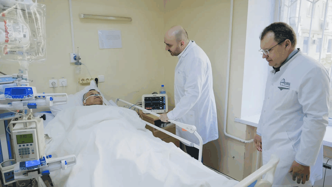 Единственный остающийся в стационаре пострадавш...