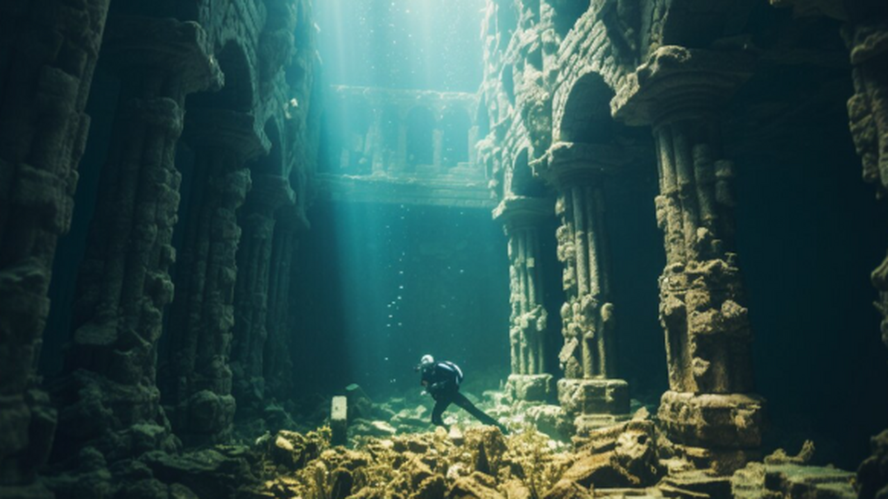 Гидротермальное поле «Затерянный Город», распол...