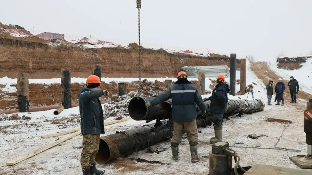 Дорога строится у ЖК "Заречье" в Куйбышевском р...