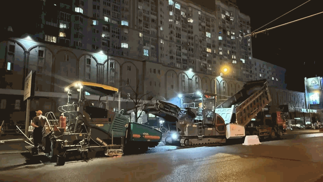 Техническая готовность Московского шоссе в Самаре составляет 85% Одновременно продолжается строительство дублера...