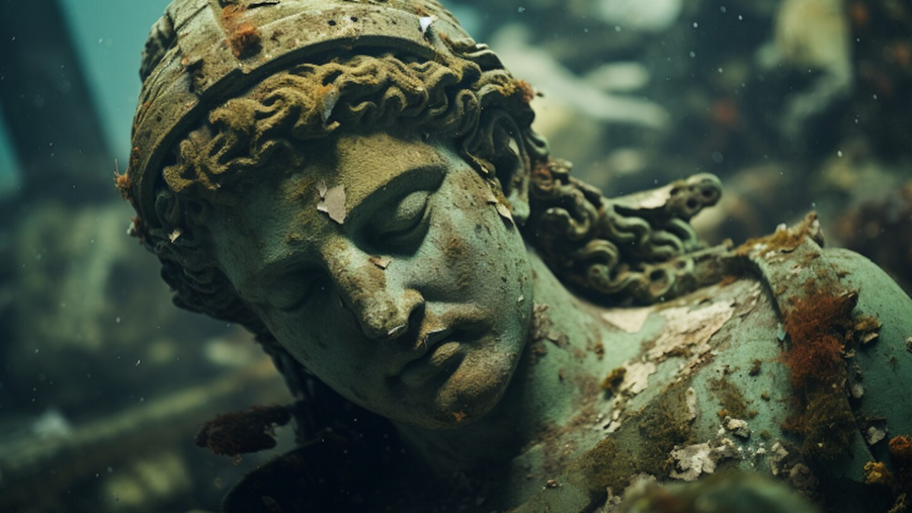 В архаическом Вульчи в Центральной Италии архео...