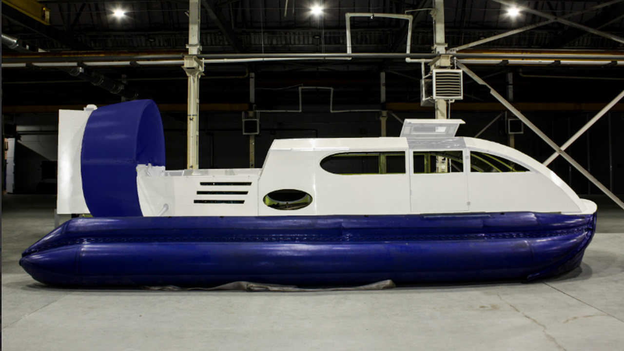 Судно на воздушной подушке "Ветер" готово к производству и превосходит аналоги Оно может решить проблему транспортного сообщен...