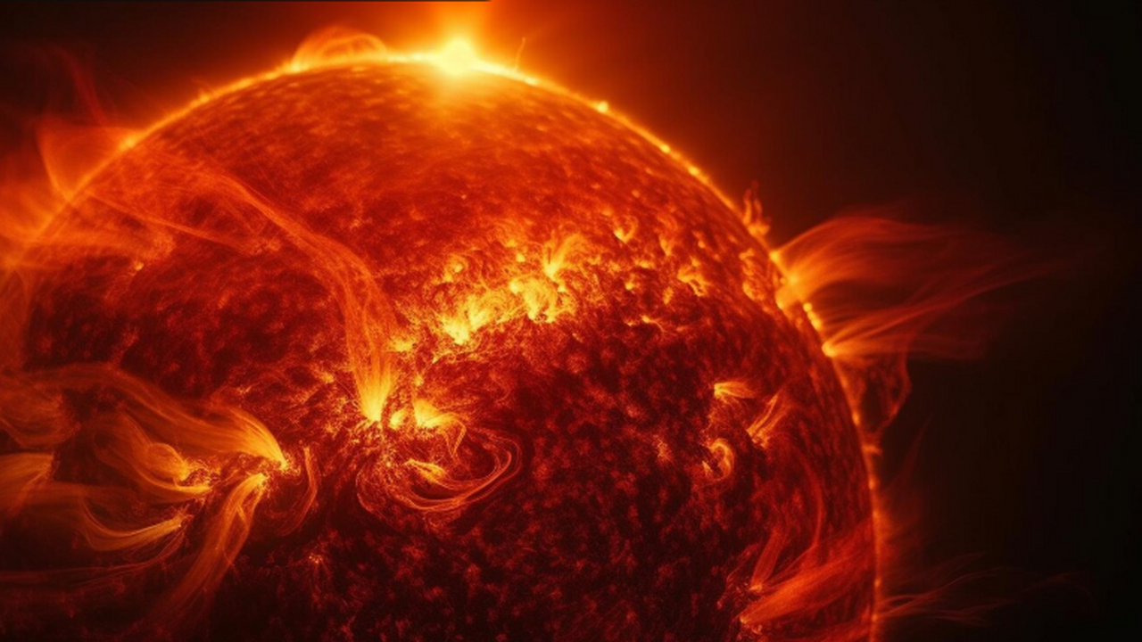 Мощный двойной взрыв на Солнце зафиксирован рос...