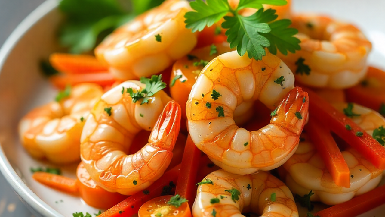 Никаких сложных ингредиентов — только креветки,...