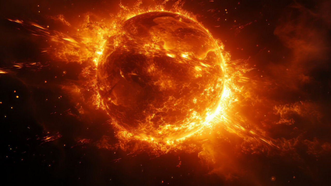 Солнечная область 4366 произвела 66 мощных вспы...