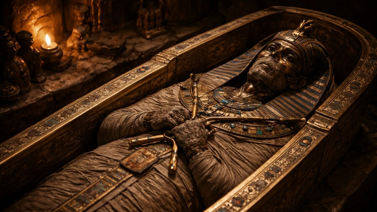 Во Вроцлаве в древнеегипетской мумии ребёнка на...