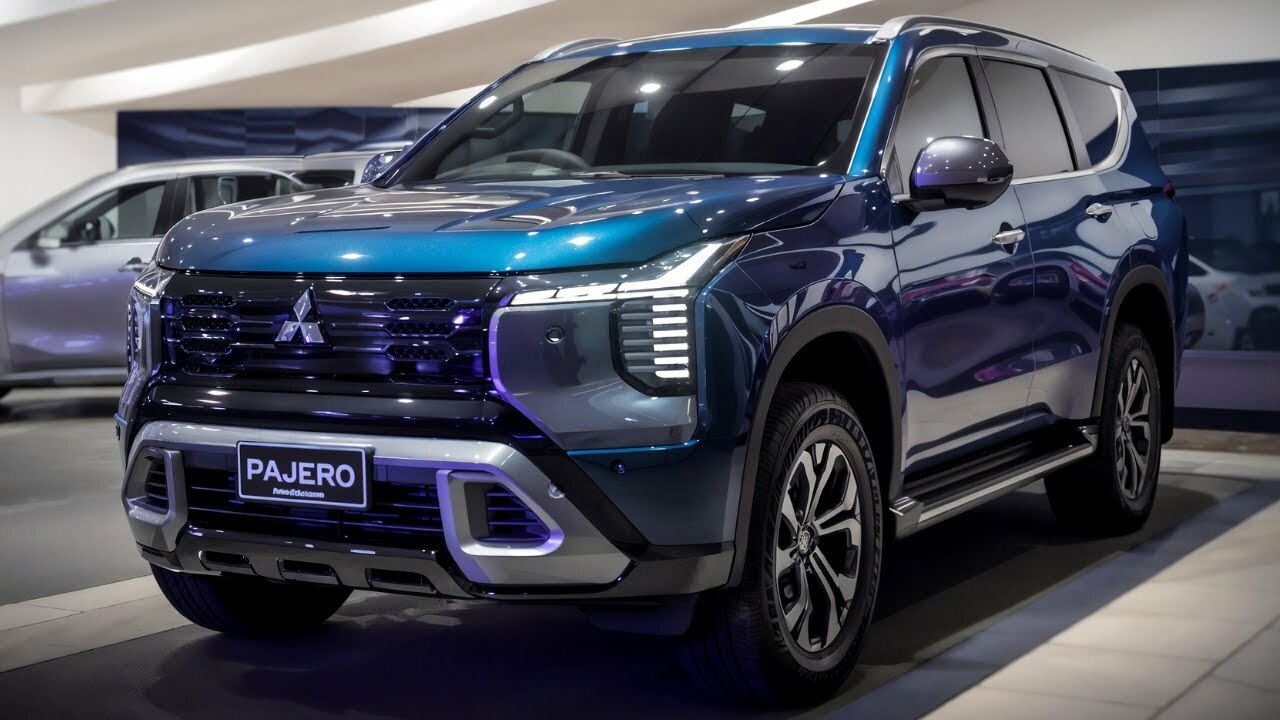 Mitsubishi показала тизер нового рамного внедорожника Pajero Новый Pajero создается на базе платформы пикапа...