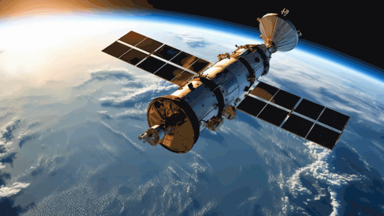 SpaceX опубликовала видео, где спутники Starlin...