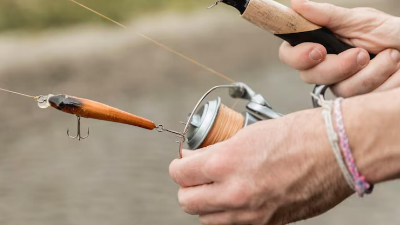 Джесси Лэнс поймал в реке Миссури гигантского г...