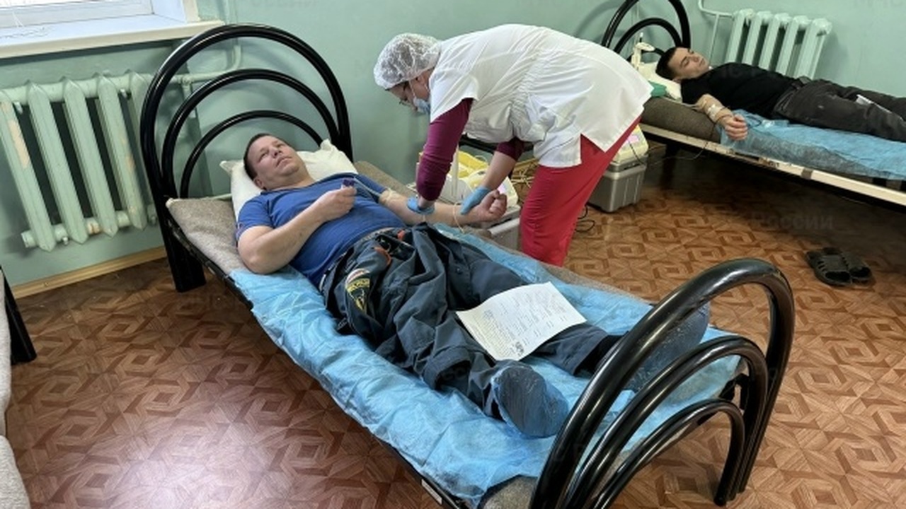 Спасатели приурочили донорскую акцию к 35-летию...