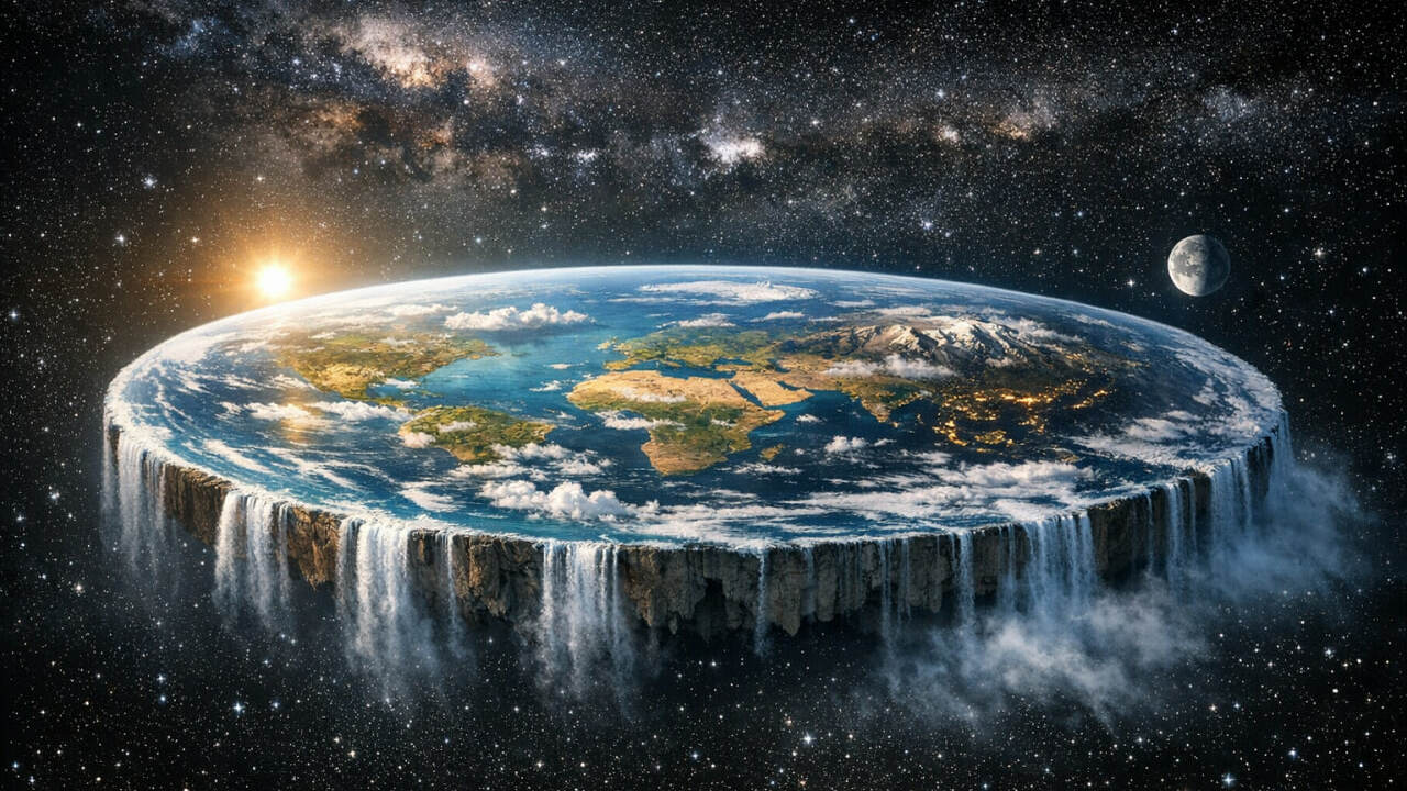 Физические законы исключают существование плоск...