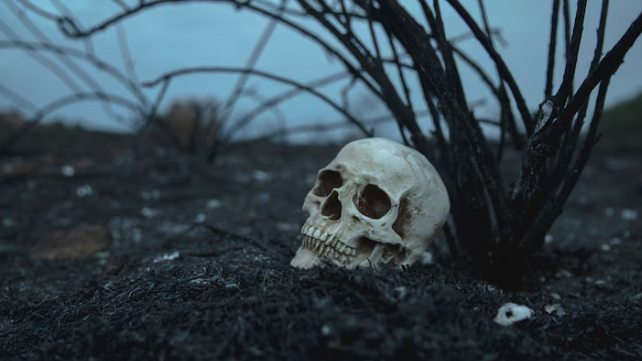 Представление о продвижении чёрной смерти из Аз...