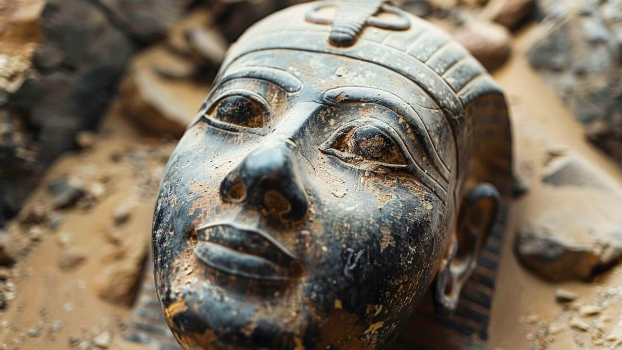 В Луксоре обнаружили стелу с Тиберием в образе ...