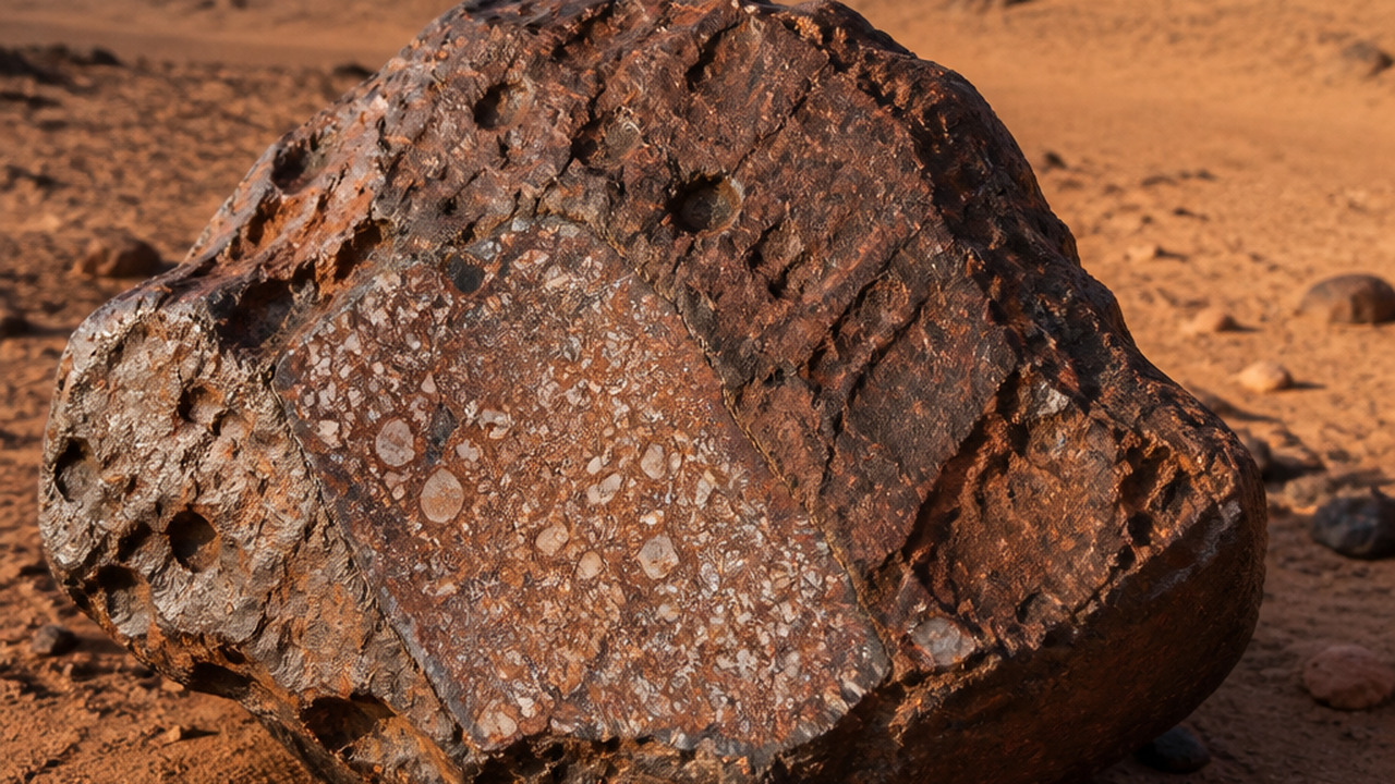 A large Martian meteorite found in the Sahara, ...