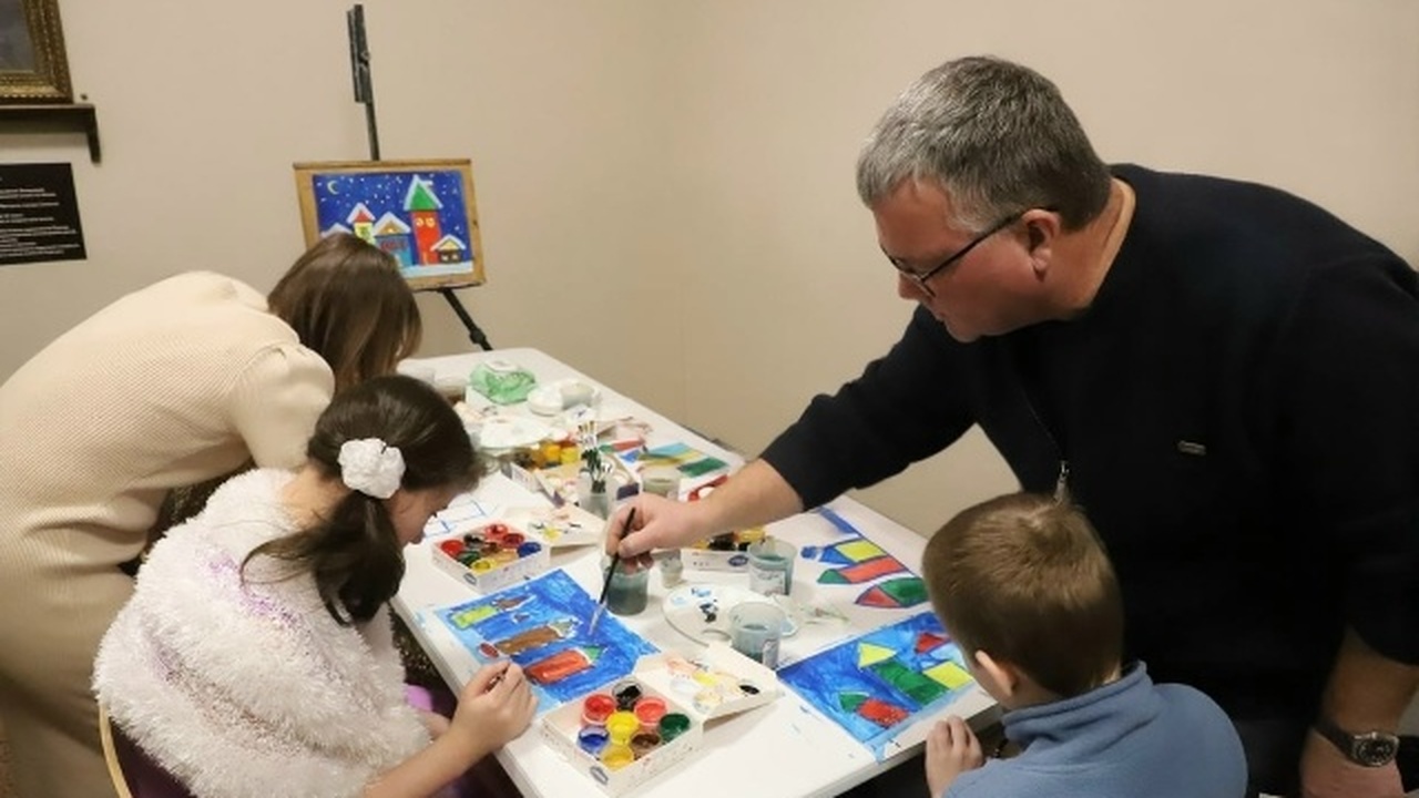 Акция состоялась в центре "Кириллица"