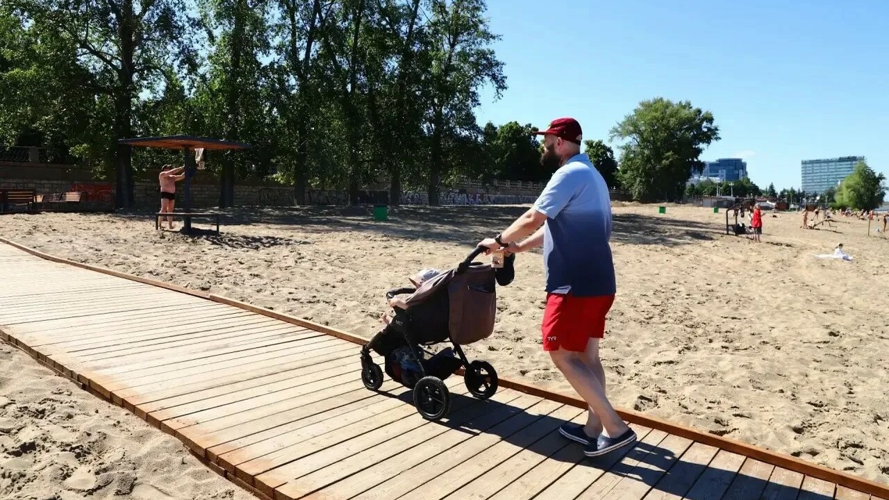 Температура воды в Волге достигла +20,4 градуса