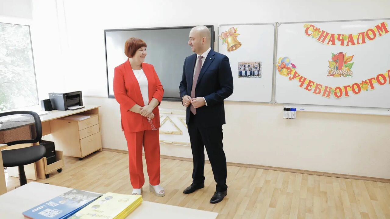 Вячеслав Федорищев оценил качество капремонта корпуса Лицея «Созвездие» В новом образовательном кластере полностью осна...