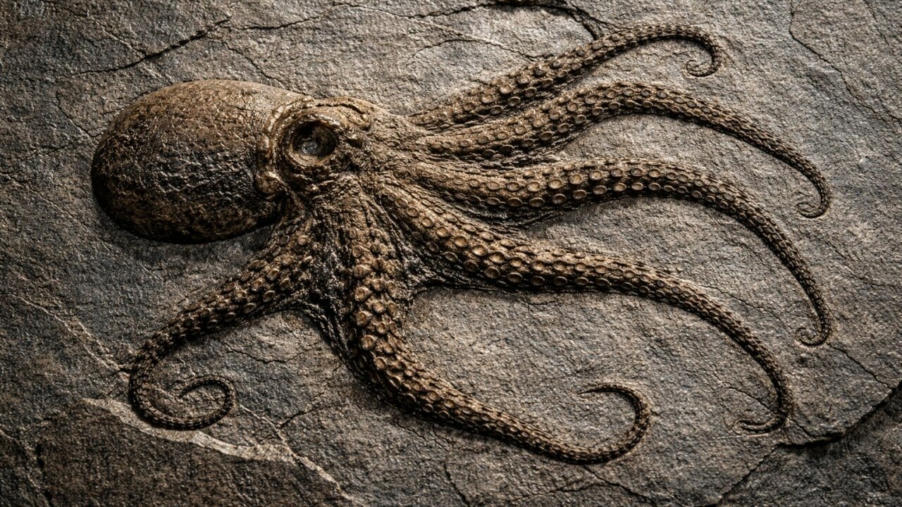 Древнейший осьминог Pohlsepia mazonensis признан наутилоидеей учёными Учёные установили, что ископаемый моллюск Pohls...