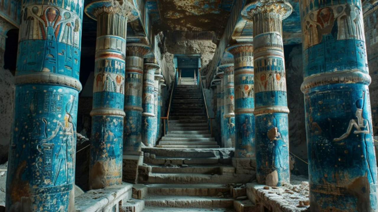 В Египте обнаружен древний храм с системой каналов, связаных с Нилом В районе Телль-эль-Фарама на севере Синайского ...