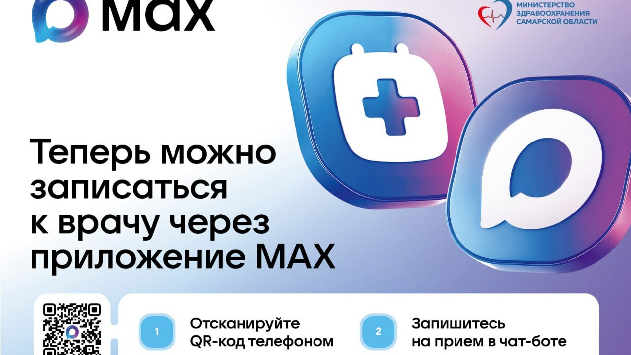 Цифровизация здравоохранения: более 110 тысяч жителей губернии записались на прием к врачу через мессенджер MAX Количество пользователей, оформивших визит в по...