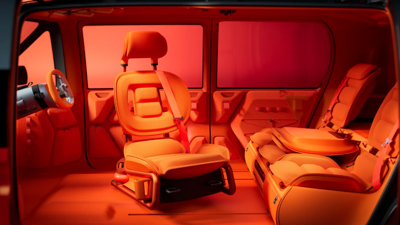 Citroen показала интерьер минивэна ELO со спальней и экраном В компании Citroen уточнили, что концепт ELO де...