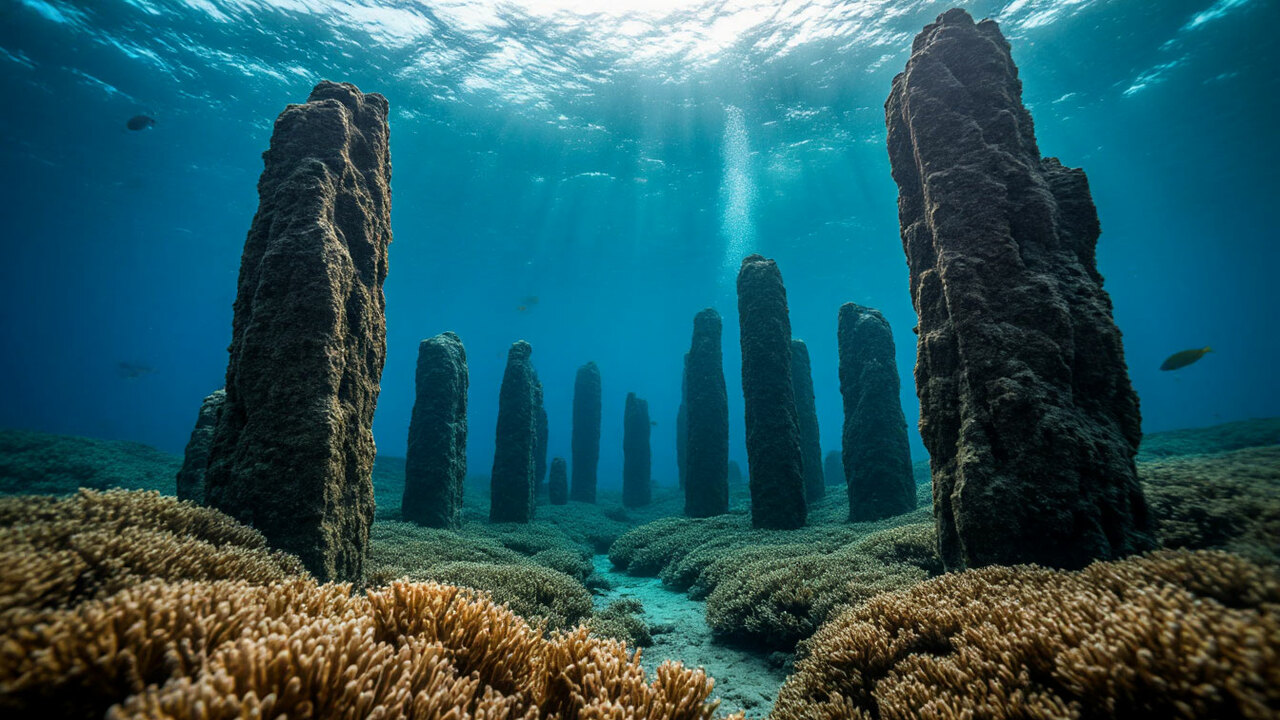 Гидротермальное поле «Потерянный город» раскрыв...