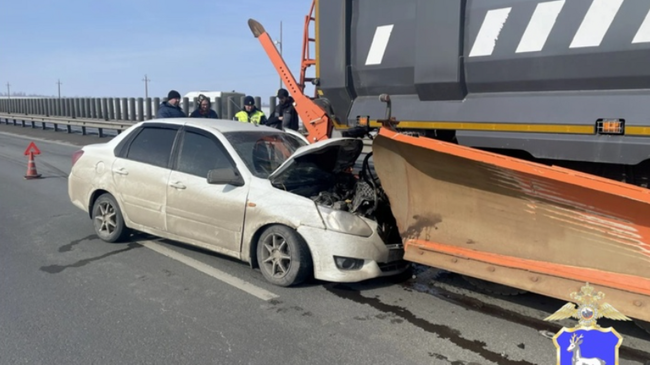 На трассе М-5 в Самарской области водитель Dats...