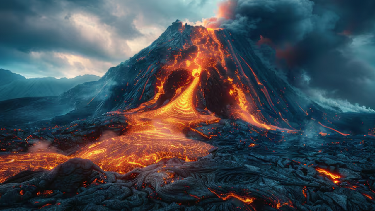 Серия извержений середины XIV века стала тригге...