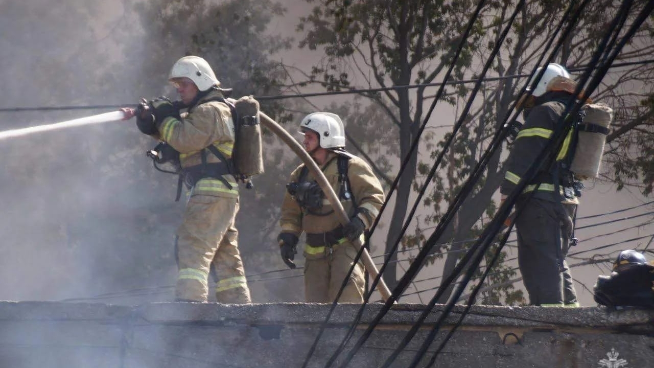 В Октябрьском районе Самары произошёл пожар в к...
