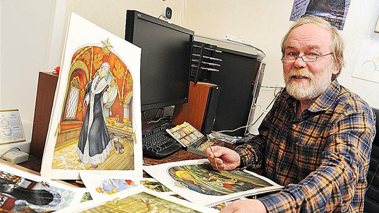 Автор известен своими работами в станковой граф...