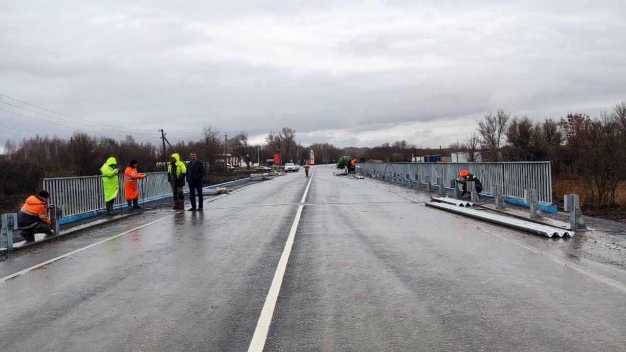 Мост через реку Черную на трассе Самара-Оренбург будет открыт в конце ноября Работы стартовали в мае нынешнего года