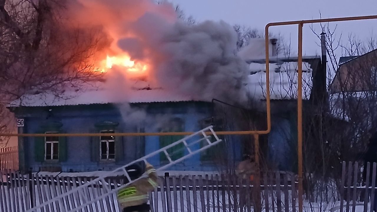 Пожар произошел утром 12 января