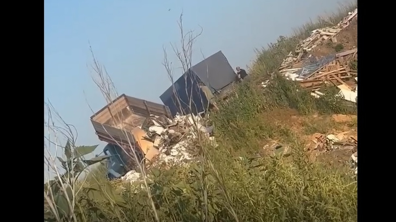 Рейд выявил новый сброс отходов в Советском районе Самары Несмотря на установленное ограждение, нарушител...