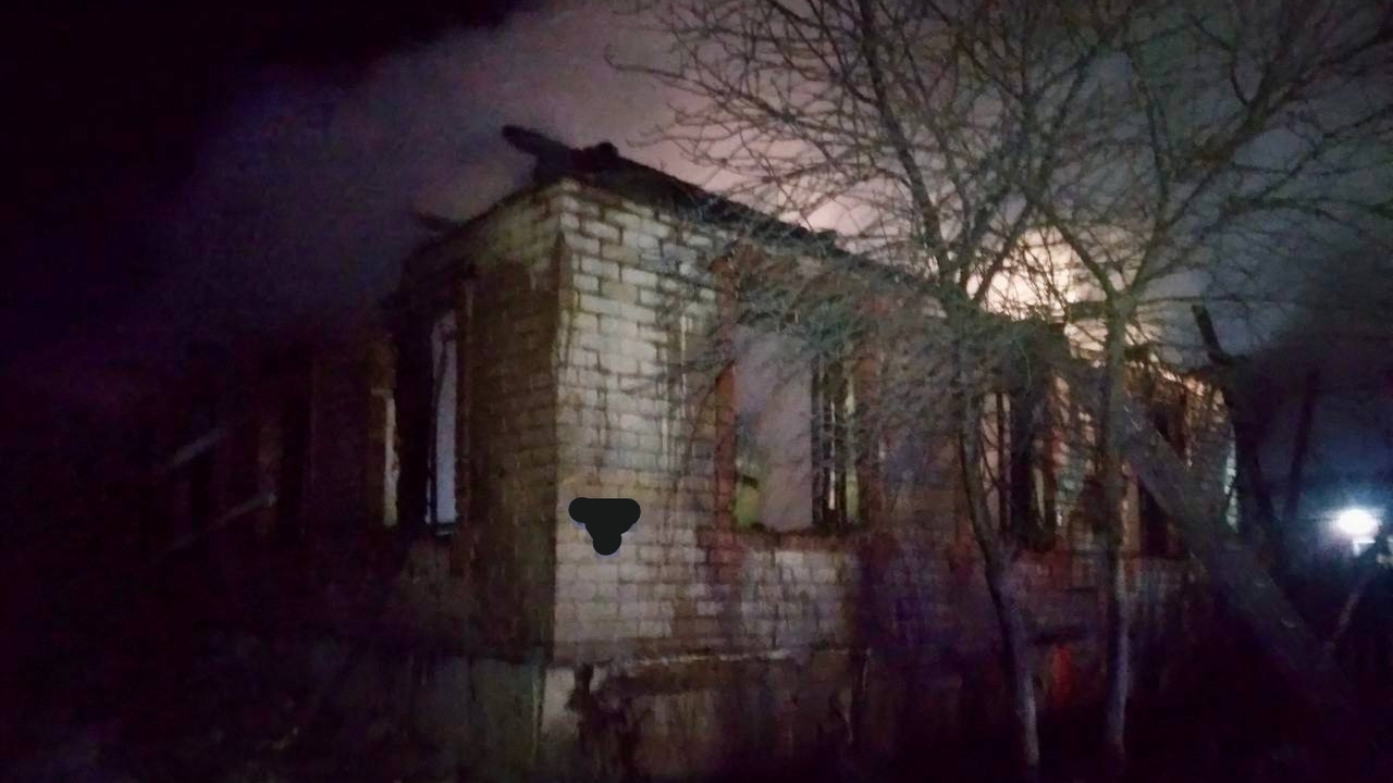 В ночь на 6 февраля произошел пожар в частном доме