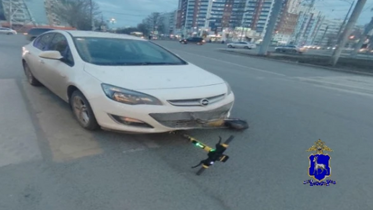 В ДТП пострадал водитель электросамоката