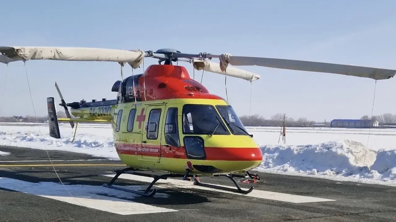 В Самарской области санавиация доставила постра...