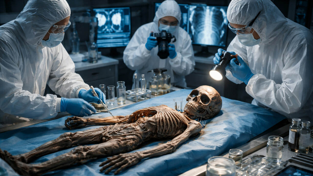 Учёные в Перу исследовали «инопланетные» мумии ...