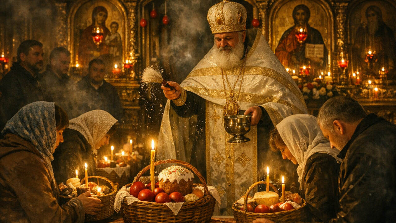 В РПЦ напомнили: алкоголь на Пасху не освящают в церкви Представитель РПЦ Вахтанг Кипшидзе в комментари...
