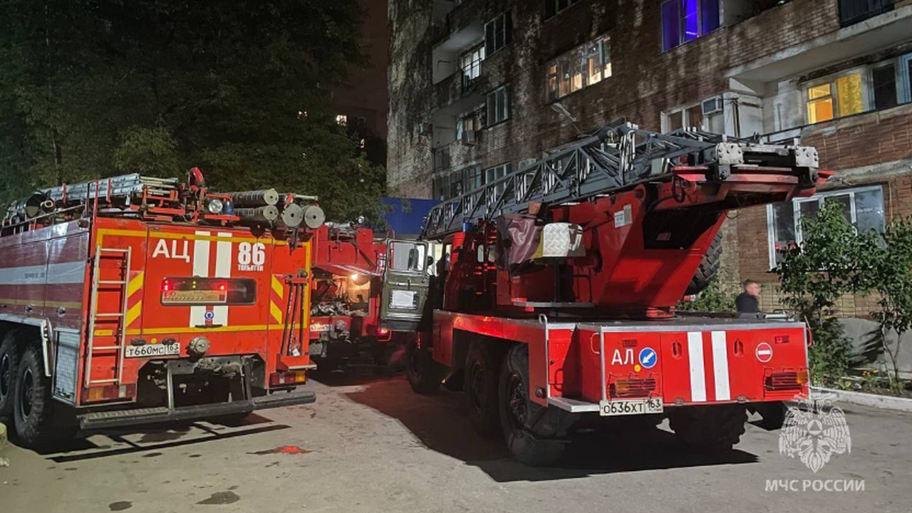 В Тольятти 35 человек эвакуировали во время пож...