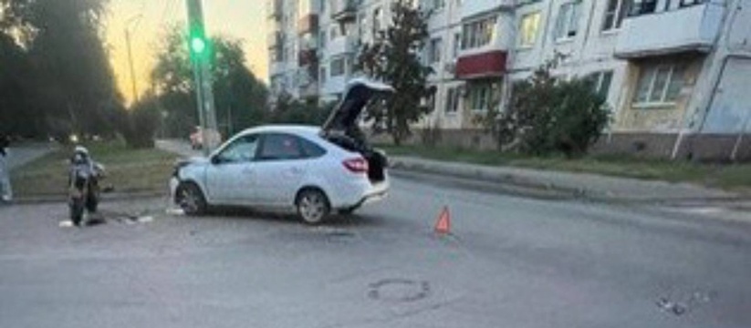 Мотоциклист с места ДТП госпитализирован