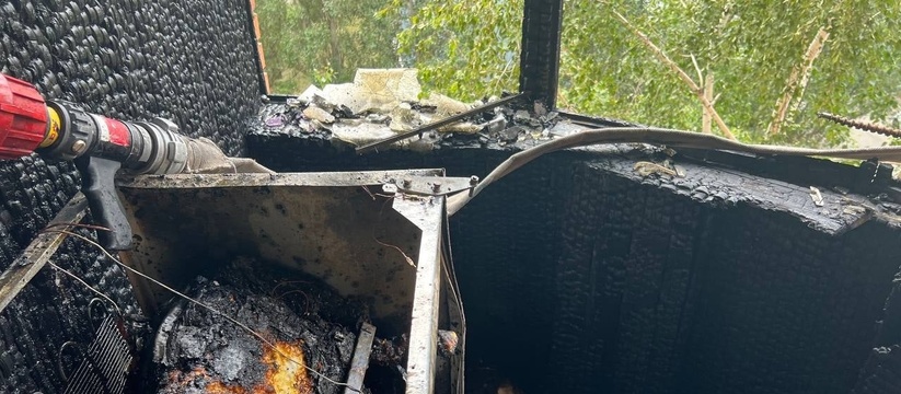 В Тольятти пожар в квартире начался в неожиданн...